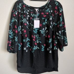 Lauren Conrad 3/4 Sleeve Top